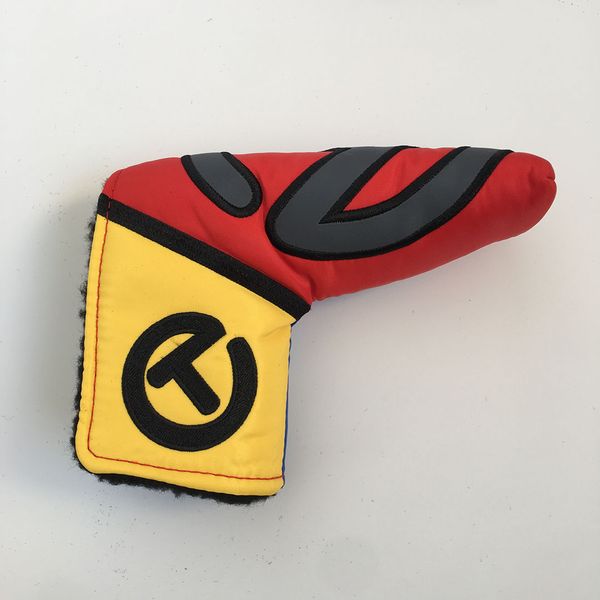 wholesale golf headcover one piece new golf putter head cover round t splicing putter ing
wholesale golf headcover one piece new golf putter head cover round t splicing putter ing