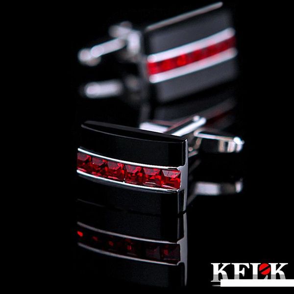 kflk jewelry fashion shirt cufflink for mens gift brand cuff button red crystal cuff link abotoaduras h190721, Silver
kflk jewelry fashion shirt cufflink for mens gift brand cuff button red crystal cuff link abotoaduras h190721, Silver
