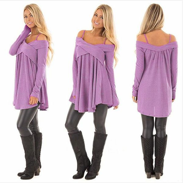 clothes women's sweater designer casual oversized baggy off-shoulder shirts suspenders solid color stitching sweaters pullover 300, White;black
clothes women's sweater designer casual oversized baggy off-shoulder shirts suspenders solid color stitching sweaters pullover 300, White;black