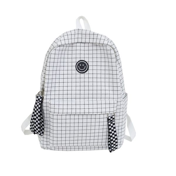 black and white lattice pattern schoolbag female korean edition junior high school student backpack, college style shoulder bag
black and white lattice pattern schoolbag female korean edition junior high school student backpack, college style shoulder bag
