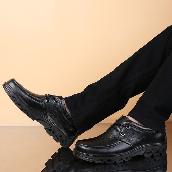 men's casual shoes outdoor trend wild fashion men's thick-soled shoes men leather men zapatos de hombre big size 47, Black
men's casual shoes outdoor trend wild fashion men's thick-soled shoes men leather men zapatos de hombre big size 47, Black