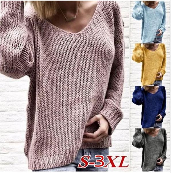women's sweaters spring 2021 long sleeve v neck fashion sweater loose leisure solid color comfortable pullover, White;black
women's sweaters spring 2021 long sleeve v neck fashion sweater loose leisure solid color comfortable pullover, White;black