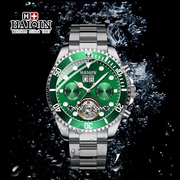 2020 haiqin mechanical men's/mens watches watch men sport waterproof wristwatch mens reloj hombres, Slivery;brown
2020 haiqin mechanical men's/mens watches watch men sport waterproof wristwatch mens reloj hombres, Slivery;brown