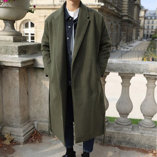 2019 casual coat and jacket open stitch coat overcoat loose winter fashion long wool coats turn down collar solid wool blend, Black
2019 casual coat and jacket open stitch coat overcoat loose winter fashion long wool coats turn down collar solid wool blend, Black
