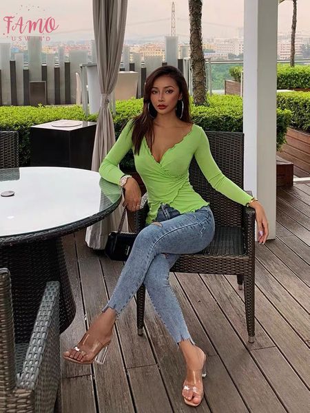 xibani thin cross v neck low cut womens long sleeve slim t shirt with wood ear edge autumn solid leisure, White
xibani thin cross v neck low cut womens long sleeve slim t shirt with wood ear edge autumn solid leisure, White