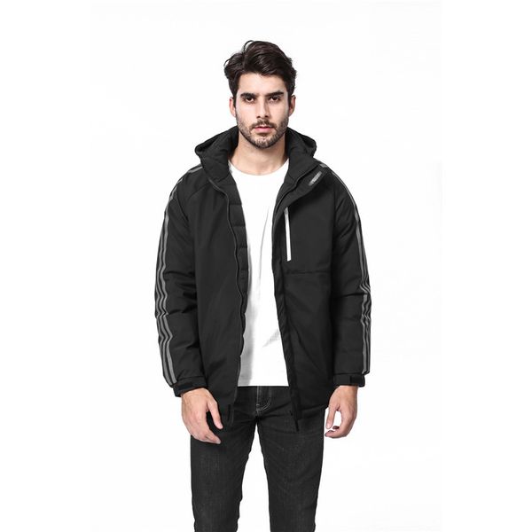 men's winter new style cotton-padded clothes large size two double-sided wear cotton coat hooded jacket cotton windbreaker, Black
men's winter new style cotton-padded clothes large size two double-sided wear cotton coat hooded jacket cotton windbreaker, Black
