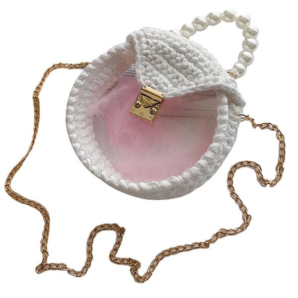 fashion casual wild small round bag handmade diy woven transparent handbag small beach handbags handmade diy craft kit
fashion casual wild small round bag handmade diy woven transparent handbag small beach handbags handmade diy craft kit
