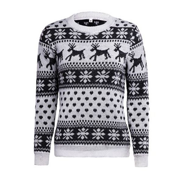 elk christmas sweater women fashion casual long sleeve deer print knitted sweater youth ladies pullover jumper knitwear, White;black
elk christmas sweater women fashion casual long sleeve deer print knitted sweater youth ladies pullover jumper knitwear, White;black