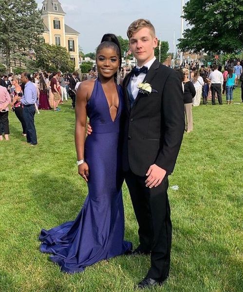deep v-neck halter navy blue spandex prom dresses custom made mermaid long gowns stretchy evening gowns party dress for women, Black
deep v-neck halter navy blue spandex prom dresses custom made mermaid long gowns stretchy evening gowns party dress for women, Black
