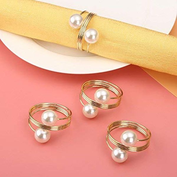 2pcs pearl napkin buckle hoop napkin rings circle serviette holder for wedding l supplies table decoration, gold napkin rings 
2pcs pearl napkin buckle hoop napkin rings circle serviette holder for wedding l supplies table decoration, gold napkin rings