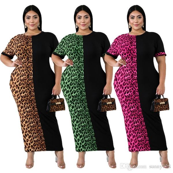 leopard printing panelled women casual dress big size l--4xl fasion short sleeves crew nck sheath dresses ankle length plus size, Black;gray
leopard printing panelled women casual dress big size l--4xl fasion short sleeves crew nck sheath dresses ankle length plus size, Black;gray