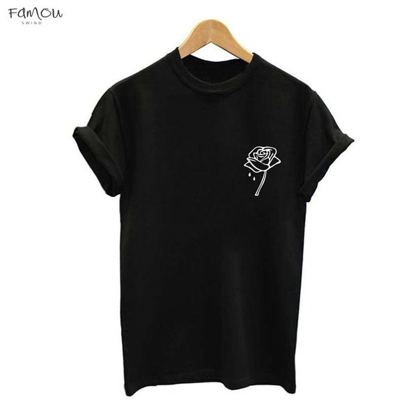 New Fashion Summer T-Shirt Rose Womens Sakura Print Casual Harajuku Hot Sale Red O Neck Women Tops Black White Red Tee
New Fashion Summer T-Shirt Rose Womens Sakura Print Casual Harajuku Hot Sale Red O Neck Women Tops Black White Red Tee