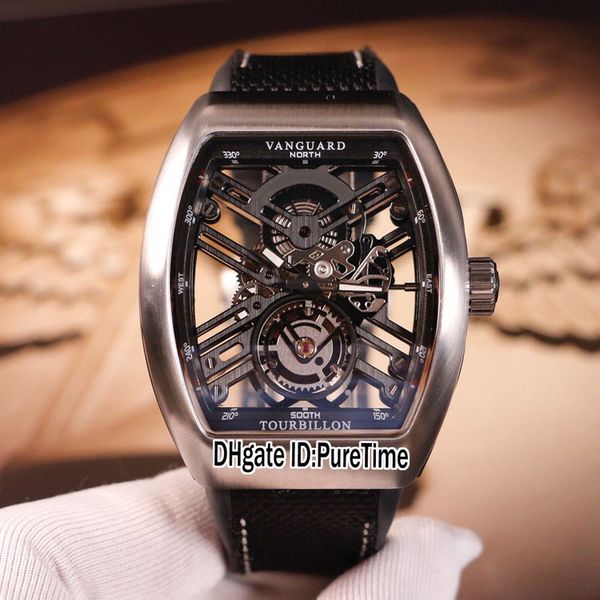 edition sartoge vanguard v 45 steel case black inner skeleton dial miyota automatic mens watch black nylon rubber white line 32a1, Slivery;brown
edition sartoge vanguard v 45 steel case black inner skeleton dial miyota automatic mens watch black nylon rubber white line 32a1, Slivery;brown