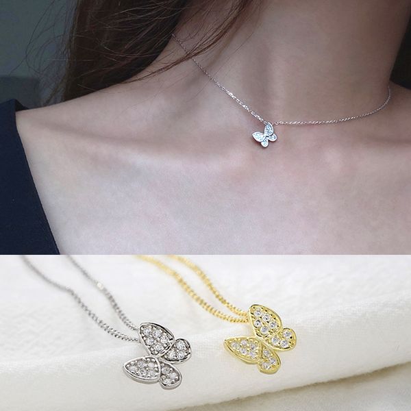 korean beautiful zircon butterfly choker necklace 925 sterling silver gold animal big small pendant girl necklace luxury jewelry, Golden;silver
korean beautiful zircon butterfly choker necklace 925 sterling silver gold animal big small pendant girl necklace luxury jewelry, Golden;silver
