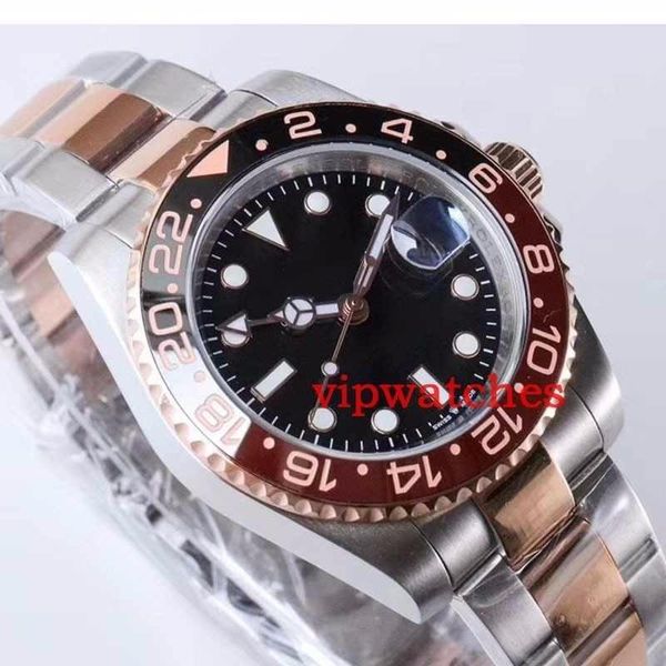 gent's gmt ii automatic stainless steel dive luxury mens watches ceramic circle master watch reloj wristwatches mechanical, Slivery;brown
gent's gmt ii automatic stainless steel dive luxury mens watches ceramic circle master watch reloj wristwatches mechanical, Slivery;brown