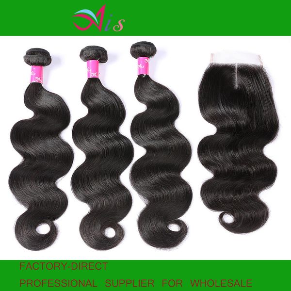 Ai 9a brazilian virgin human hair bundle with clo ure 4x4 lace clo ure body wave unpro ed raw weave 1b traight remy hair exten ion
Ai 9a brazilian virgin human hair bundle with clo ure 4x4 lace clo ure body wave unpro ed raw weave 1b traight remy hair exten ion