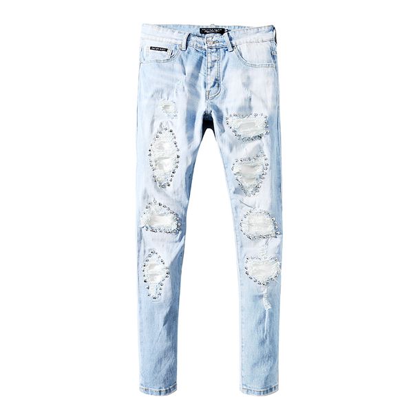 fashion men's jeans crime slim casual pants elastic pants light blue suitable for loose cotton jeans brand jeans for men size 28-40~pp3
fashion men's jeans crime slim casual pants elastic pants light blue suitable for loose cotton jeans brand jeans for men size 28-40~pp3