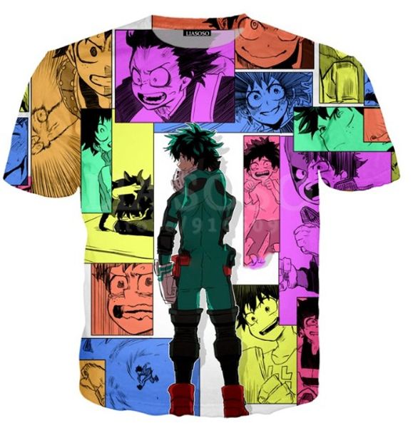 new fashion no my women/men clothing summer boku funny academia cosplay hero 3d print t-shirt hero casual tees anime pldce, Black
new fashion no my women/men clothing summer boku funny academia cosplay hero 3d print t-shirt hero casual tees anime pldce, Black