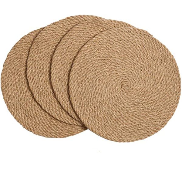 круглый плетеный placemats набор из 4 натурального джута ручной работы 12 дюймов жаропрочных толстые горячие колодки коврики треножник (джут
круглый плетеный placemats набор из 4 натурального джута ручной работы 12 дюймов жаропрочных толстые горячие колодки коврики треножник (джут