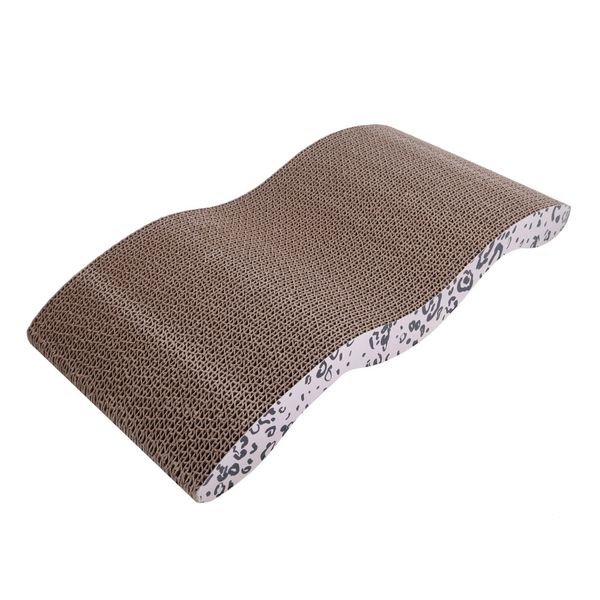 design cool wave-style harden corrugated paper pet cat toy cat claw-grinding plate with catnip leopard prin
design cool wave-style harden corrugated paper pet cat toy cat claw-grinding plate with catnip leopard prin