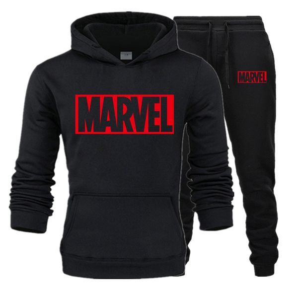 marvel autumn winter tracksuit men woman casual sportswear suits men's two piece sets pullover hoodies+pants sweatsuit slim male, Black
marvel autumn winter tracksuit men woman casual sportswear suits men's two piece sets pullover hoodies+pants sweatsuit slim male, Black