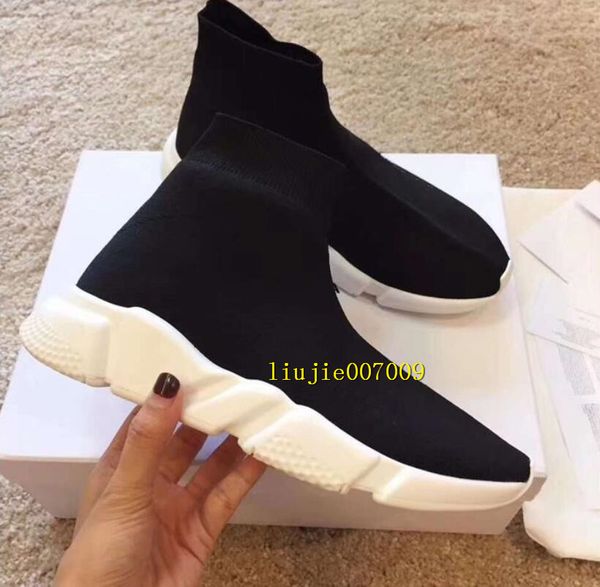 2020 new wholesale man woman speed trainer casual shoes stretch-knit high fashion designer shoes drop ship boots socks, Black
2020 new wholesale man woman speed trainer casual shoes stretch-knit high fashion designer shoes drop ship boots socks, Black