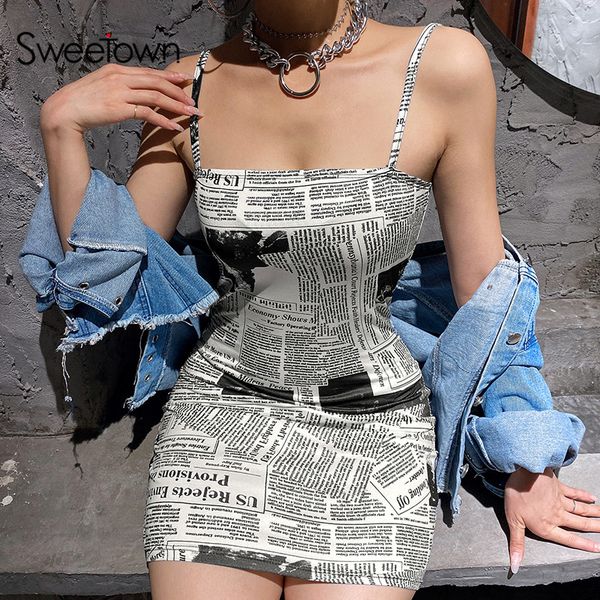 sweetown digital print cute women mini dresses korean fashion beachwear outfits spaghetti strap bodycon dress harajuku vestidos, Black;gray
sweetown digital print cute women mini dresses korean fashion beachwear outfits spaghetti strap bodycon dress harajuku vestidos, Black;gray
