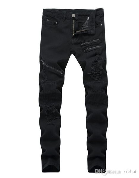 2018 autum big size jeans new men's more zip jeans denim zip hole pants casual streight leg jeans size 28-40 tx009-1, Blue
2018 autum big size jeans new men's more zip jeans denim zip hole pants casual streight leg jeans size 28-40 tx009-1, Blue