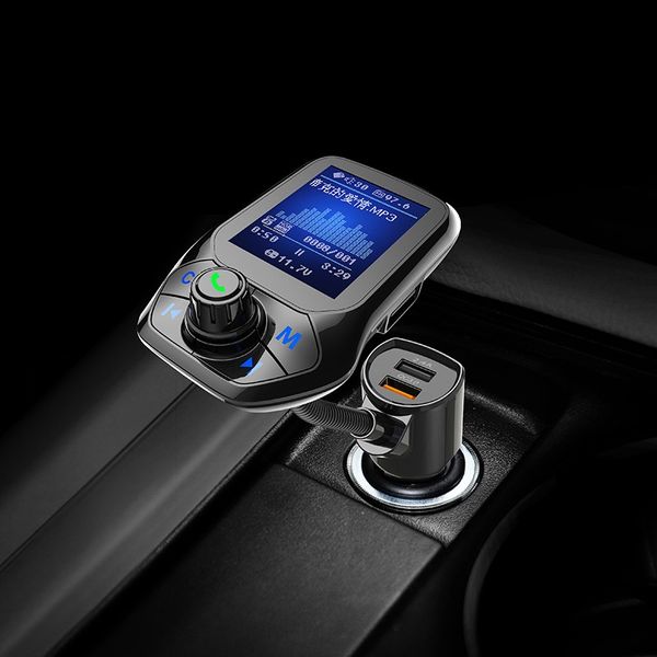 1.8 inch large screen car fm transmitter bluetooth fm modulator qc 3.0 car charger aux music player with four playing modes 2019
1.8 inch large screen car fm transmitter bluetooth fm modulator qc 3.0 car charger aux music player with four playing modes 2019