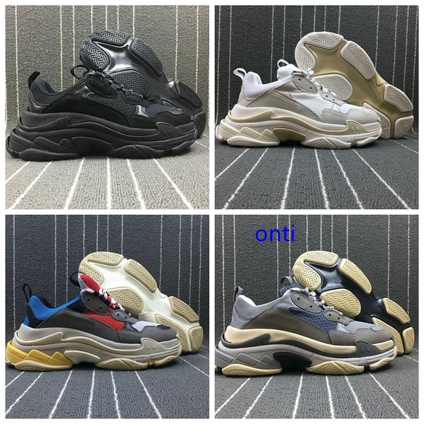 2019 new fashion paris triple-s designer shoes low platform sneakers triple s mens casual women designer casual sports trainers eur36-45, Black
2019 new fashion paris triple-s designer shoes low platform sneakers triple s mens casual women designer casual sports trainers eur36-45, Black