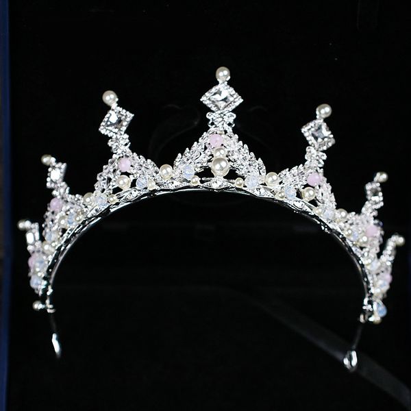 2019 new pattern high-end square rhinestone crown fashion wedding accessories bride headwear bridal crown hair hoop, Golden;white
2019 new pattern high-end square rhinestone crown fashion wedding accessories bride headwear bridal crown hair hoop, Golden;white