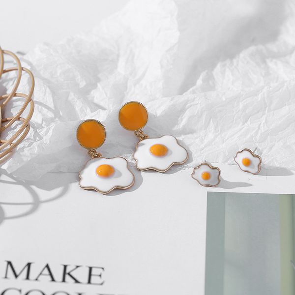 lovely girl heart poached egg omelette earrings personality design feeling creative stud earrings jewelry accessories, Golden;silver
lovely girl heart poached egg omelette earrings personality design feeling creative stud earrings jewelry accessories, Golden;silver