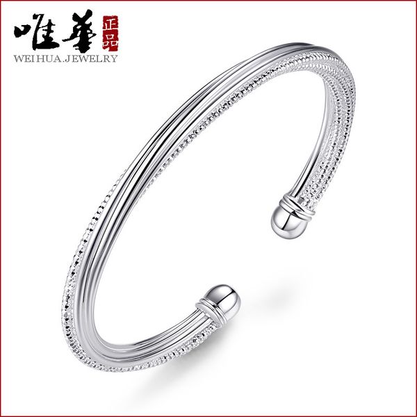 weihua korean-style car flower line silver-plated bracelet female open circle fashion live hand jewelry factory spot, Golden;silver
weihua korean-style car flower line silver-plated bracelet female open circle fashion live hand jewelry factory spot, Golden;silver