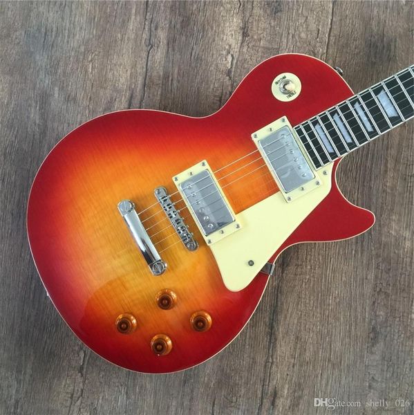 

new 1959 r9 lp guitar flame maple paul electric guitar standard lp 59 lp guitar in stock ems guitars guitarra