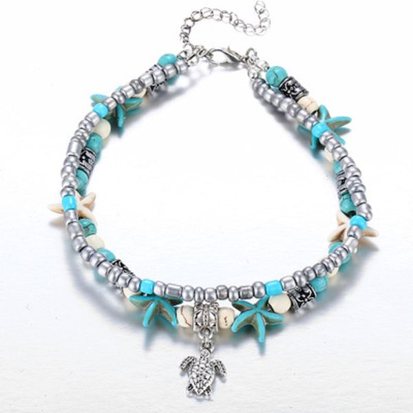 turtle starfish multilayer anklets bracelets beach party foot chain jewelry valentine mother day christmas gift for women girls accessories, Red;blue
turtle starfish multilayer anklets bracelets beach party foot chain jewelry valentine mother day christmas gift for women girls accessories, Red;blue