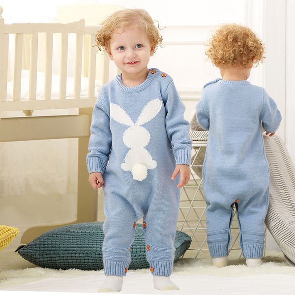kids rompers set newborn rabbit baby jumpsuit overall long sleevele baby boys clothes autumn knitted girls baby casual clothes, Blue
kids rompers set newborn rabbit baby jumpsuit overall long sleevele baby boys clothes autumn knitted girls baby casual clothes, Blue