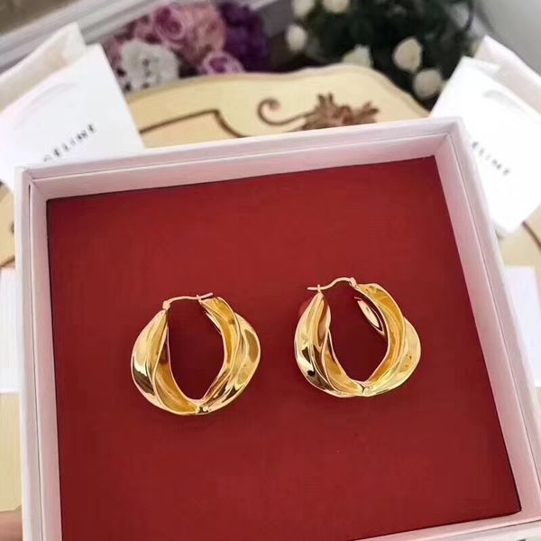 fashion-18k gold plated luxury hoops earrings for women wedding bridal holiday fashion earring accessories ps6769, Golden
fashion-18k gold plated luxury hoops earrings for women wedding bridal holiday fashion earring accessories ps6769, Golden