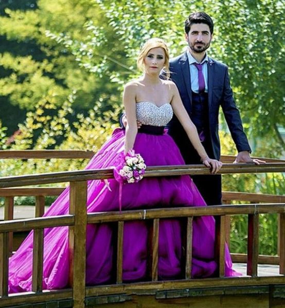 vintage purple beading ball gown long prom party dresses bow back sweetheart custom made evening dress robe de soriee, Black
vintage purple beading ball gown long prom party dresses bow back sweetheart custom made evening dress robe de soriee, Black