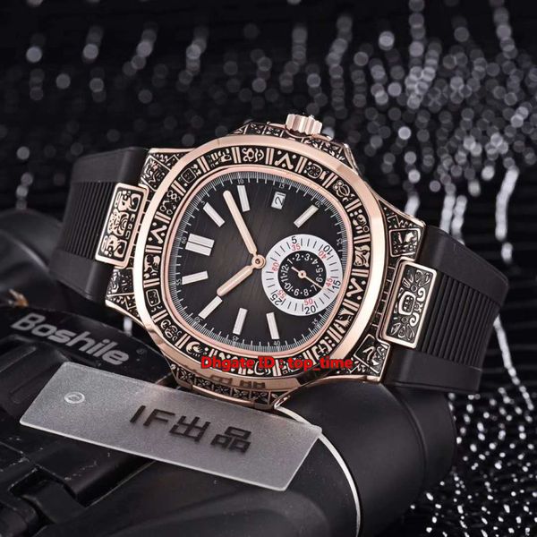 6 style watch nautilus rose gold carved case automatic mens watch dark gray dial rubber strap gents watches pp17, Slivery;brown
6 style watch nautilus rose gold carved case automatic mens watch dark gray dial rubber strap gents watches pp17, Slivery;brown