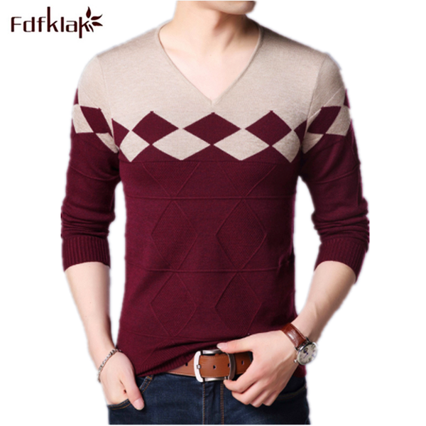 fdfklak cashmere wool men's sweater autumn winter slim fit pullovers men argyle pattern v-neck pull homme christmas sweaters, White;black
fdfklak cashmere wool men's sweater autumn winter slim fit pullovers men argyle pattern v-neck pull homme christmas sweaters, White;black