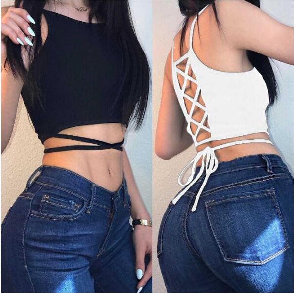 new summer women black white vest racer bandage camis back cross straps s-xl women casual tees
new summer women black white vest racer bandage camis back cross straps s-xl women casual tees