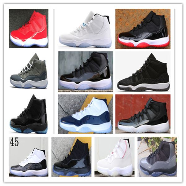 11 11s mens high basketball shoes concord 45 cool grey bred cap and gown gamma blue gym red platinum tint shoes sports sneaker size 40-47
11 11s mens high basketball shoes concord 45 cool grey bred cap and gown gamma blue gym red platinum tint shoes sports sneaker size 40-47