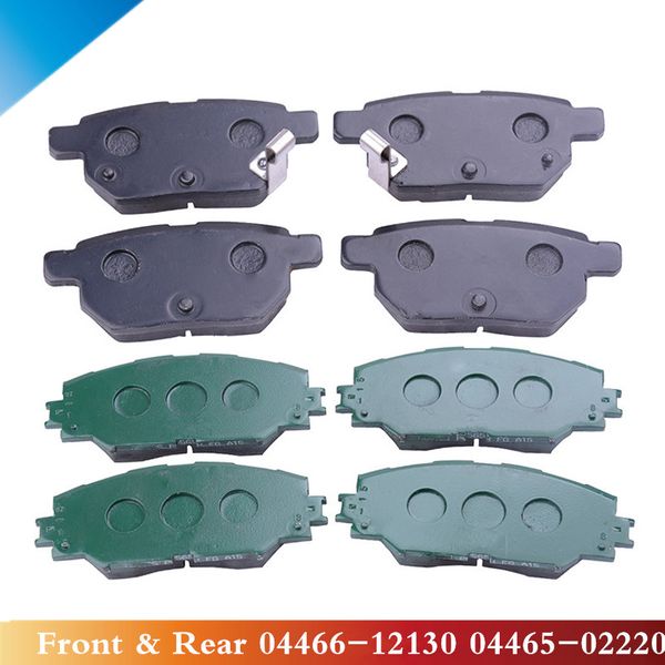 capqx 2pcs front & rear brake pads kit 04466-12130 04465-02220 for corolla 2007 2008 2009 2010 2011 2012
capqx 2pcs front & rear brake pads kit 04466-12130 04465-02220 for corolla 2007 2008 2009 2010 2011 2012