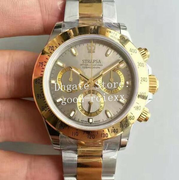 3 colour mens chronograph automatic jh cal.4130 watch men gold bracelet watches sport 116503 cosmograph 116518 chrono 116528 wristwatches, Slivery;brown
3 colour mens chronograph automatic jh cal.4130 watch men gold bracelet watches sport 116503 cosmograph 116518 chrono 116528 wristwatches, Slivery;brown