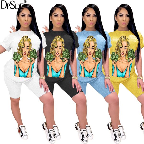 dpsde women 2020 new street casual hip hop style sets short sleeve round neck elastic short pants printed two piece sets, White
dpsde women 2020 new street casual hip hop style sets short sleeve round neck elastic short pants printed two piece sets, White