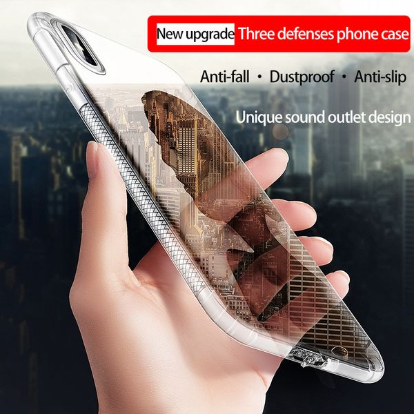 for iphone xs max phone case transparent tpu soft shell sound hole anti-fall dust support 10pcs delivery
for iphone xs max phone case transparent tpu soft shell sound hole anti-fall dust support 10pcs delivery