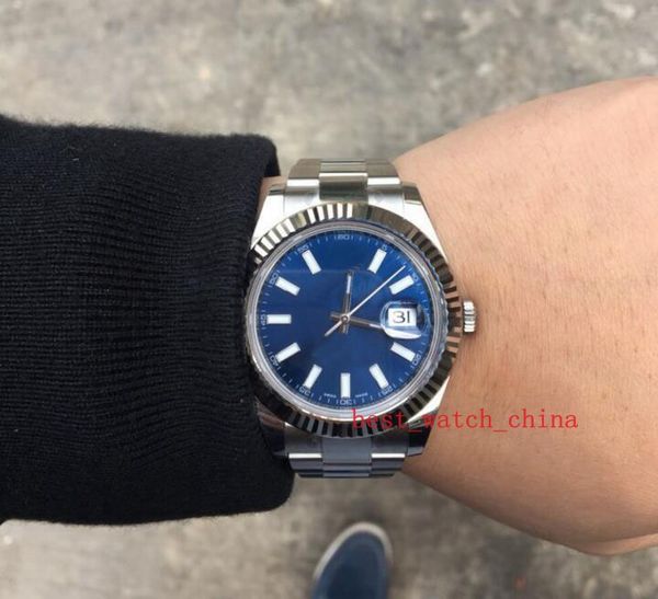2019 luxury 41mm men watches 116234 blue dial sapphire glass sport mechanical automatic mens watches, Slivery;brown
2019 luxury 41mm men watches 116234 blue dial sapphire glass sport mechanical automatic mens watches, Slivery;brown