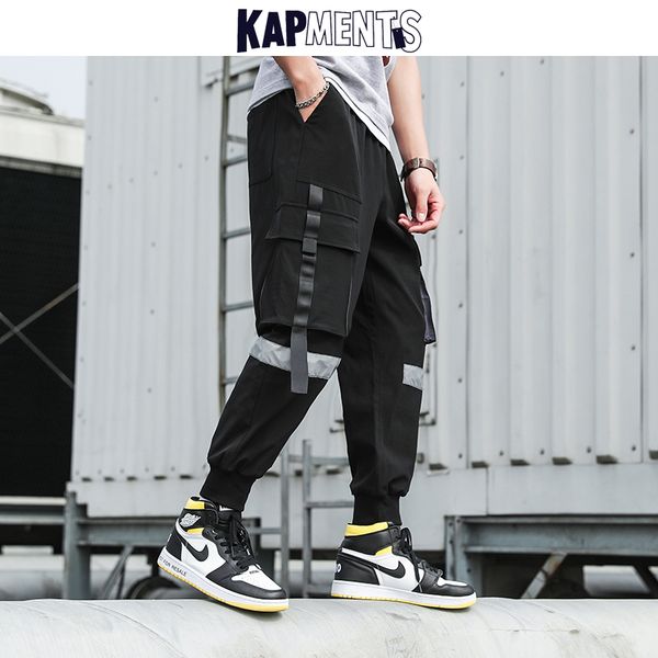 men's pants kapments men casual big pocket joggers 2021 overalls mens japanese streetwear cargo male kpop high waist harem, Black
men's pants kapments men casual big pocket joggers 2021 overalls mens japanese streetwear cargo male kpop high waist harem, Black