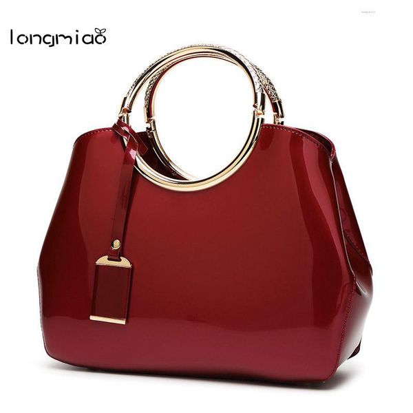 longmiao brand new designer women's patent leather shoulder handbags luxury women bags female tote shell bag
longmiao brand new designer women's patent leather shoulder handbags luxury women bags female tote shell bag