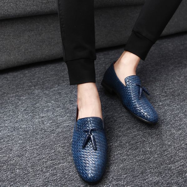 men pointed toe business knitting shoes fashion casual breathable pu rubber sole flat dress shoes wedding shoes, Black
men pointed toe business knitting shoes fashion casual breathable pu rubber sole flat dress shoes wedding shoes, Black